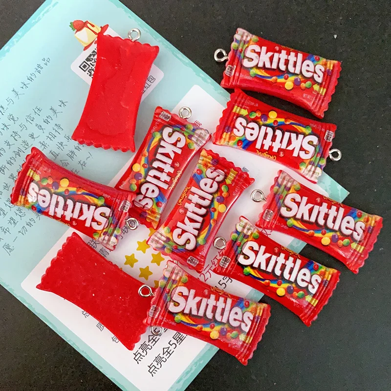 Прямоугольные шоколадные подвески 10 шт