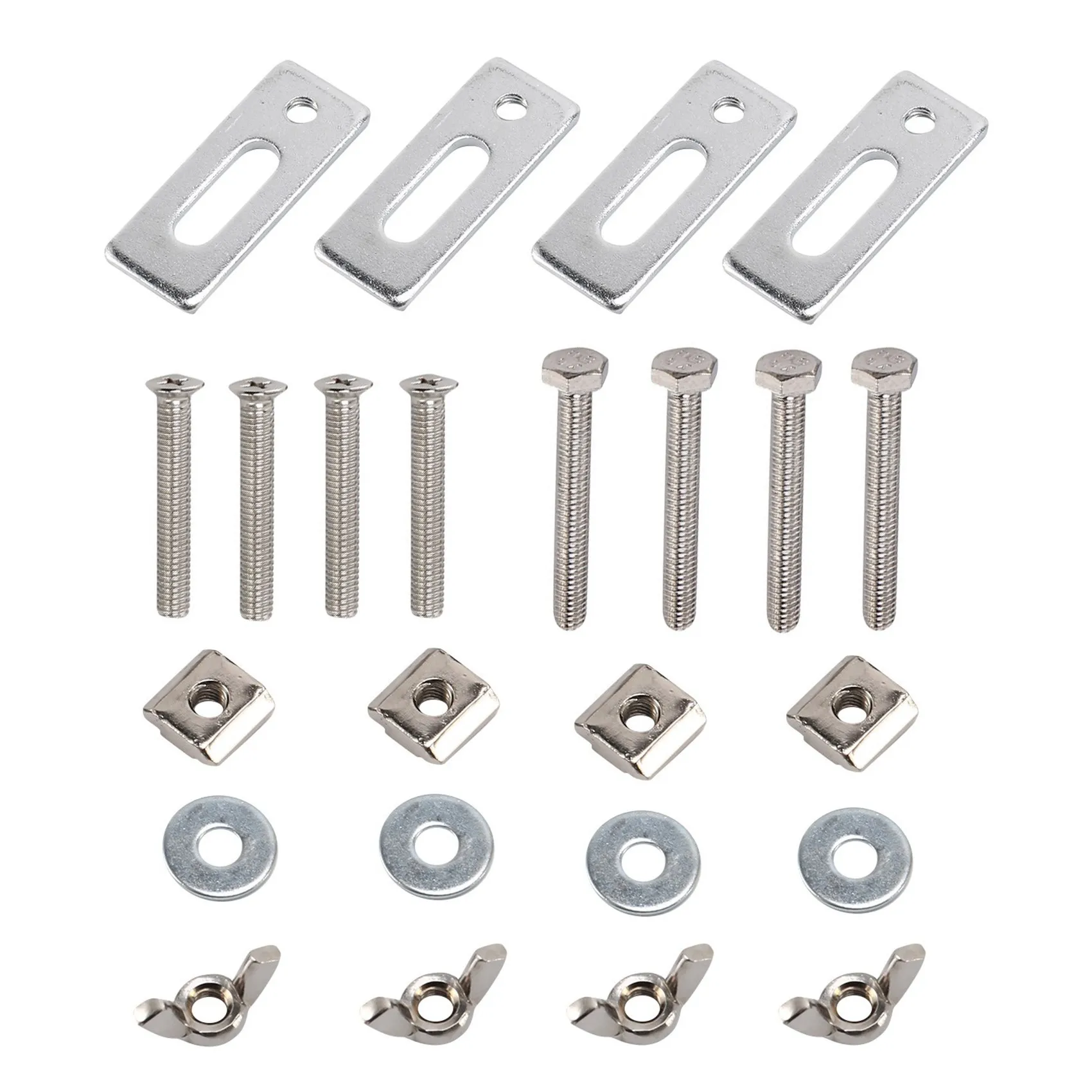 4 Pack T-Track Clamp,Mini T Track Hold Down Clamps Kit Compatible with 3018-PRO,3018-PROVer,1810-PRO CNC Router Machine