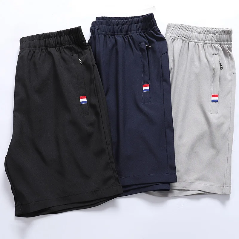 M-8XL casual pants 2023 new beach shorts men's five-length pants large size