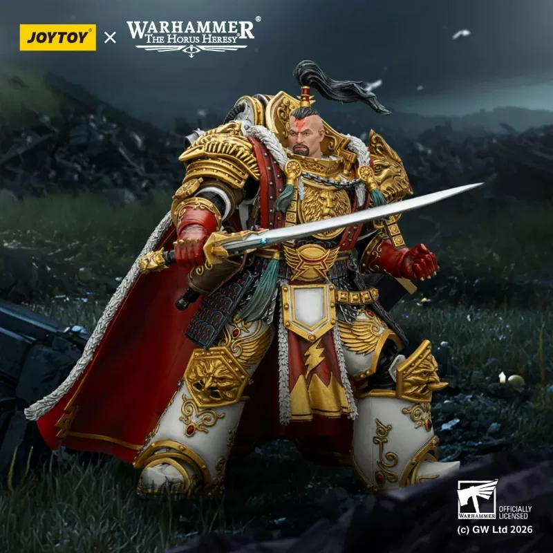 Фото Фигурка JOYTOY White Scars Legion: Примарх Джагатай, Пятый Легион, масштаб 1/18, подвижная, для демонстрации на рабочем столе, подарок №3