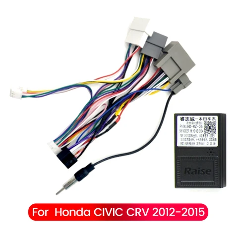 MEKEDE автомобильный аудио радио CD плеер 16PIN Android Power Calbe адаптер с Canbus Box для Honda Civic CRV медиа проводка жгут проводов