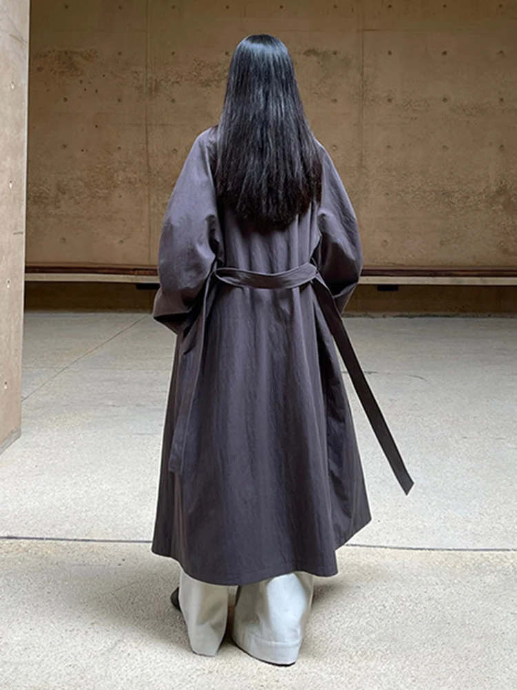 Женская Офисная ветровка BZVW с воротником-стойкой и длинным рукавом однобортное