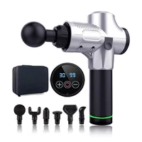 new massage gun fascia gun deep tissue percussion muscle massager gun for pain relief slimming shaping massager with lcd display