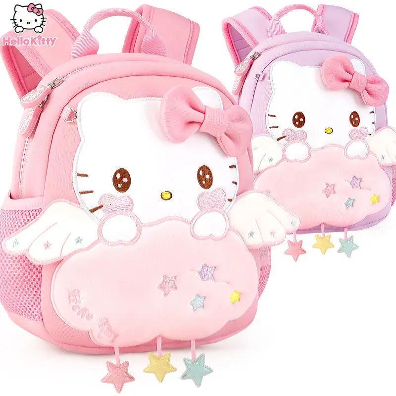 Sanrio Backpack for Girls Hello Kitty Bag Kindergarten Backpack Girl Cute Baby Girl Lightweight Toddler Anti-Lost Backpack
