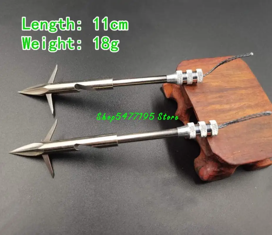 1 шт. Дротика Рыболовная катушка Рогатка стрела головка для входа вода гладкая