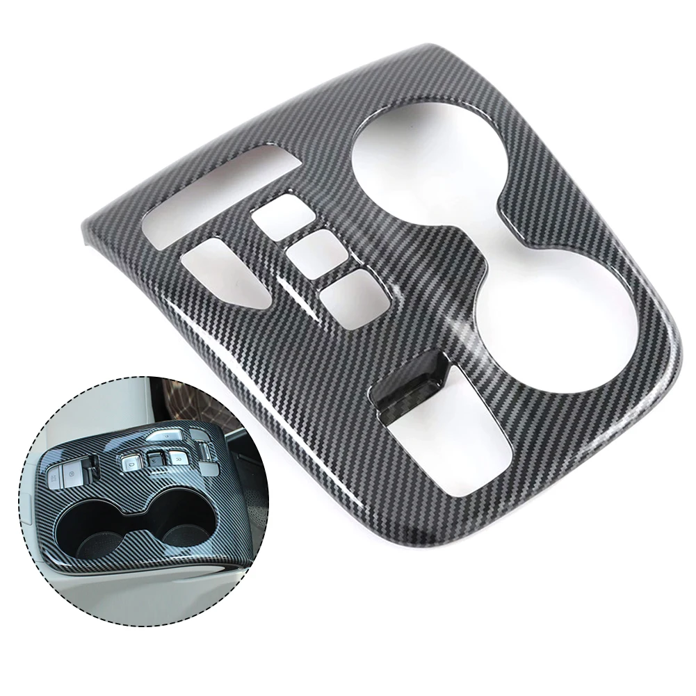 

Карбоновое волокно для салона автомобиля центральная консоль переключения передач панель обшивки рамы наклейки для Hyundai Tucson L 2021 аксессуары LHD