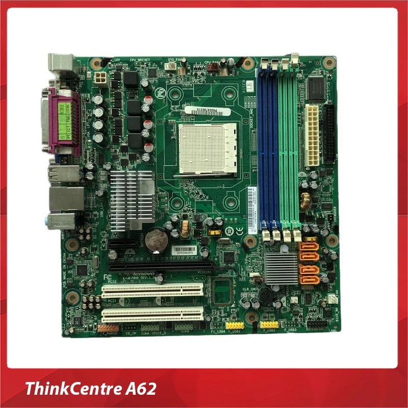 Original Desktop Motherboard for Lenovo ThinkCentre A62 L-A780 AM2 89Y1809 M2RS780MH Fully Tested
