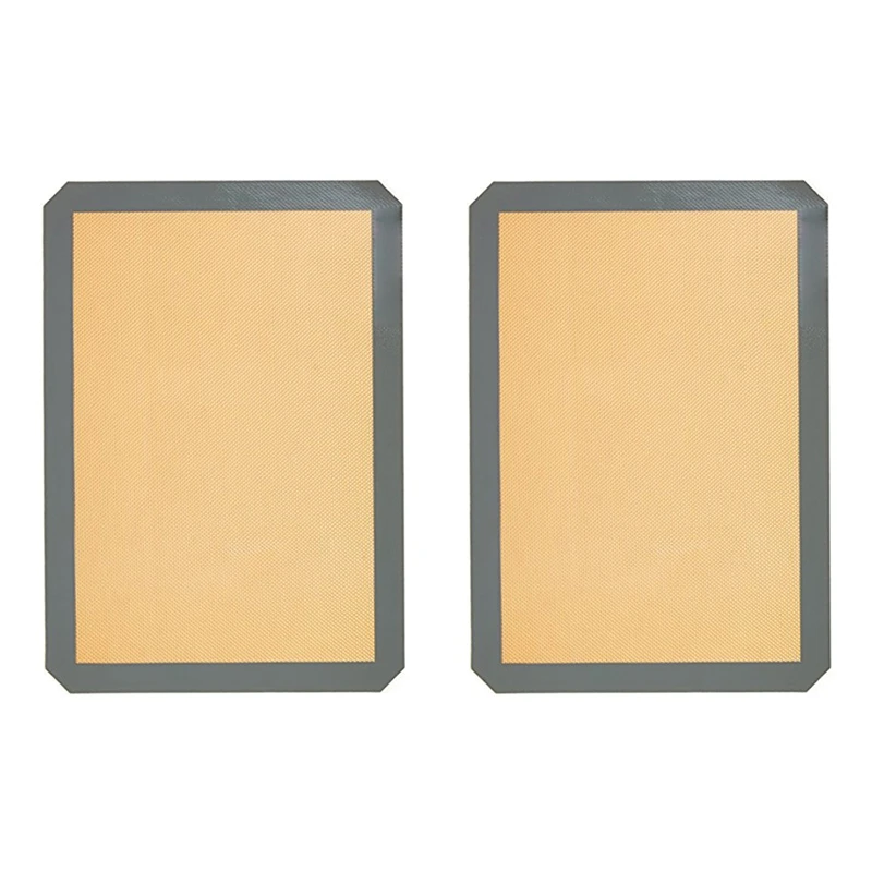 

2 шт., антипригарный силиконовый коврик для выпечки, 30 х20 см