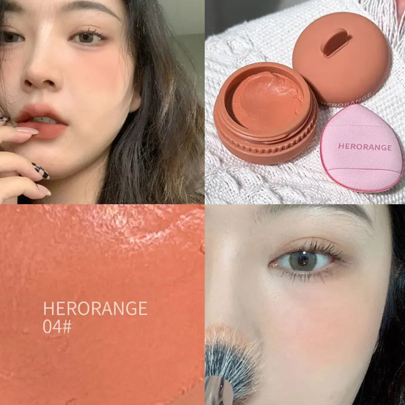 

Milk Tea Color Blush Expand Pink Peach Brightening Face Contouring Shadow Blusher Natural Cream Cheek Tint Korean Cosmetic New