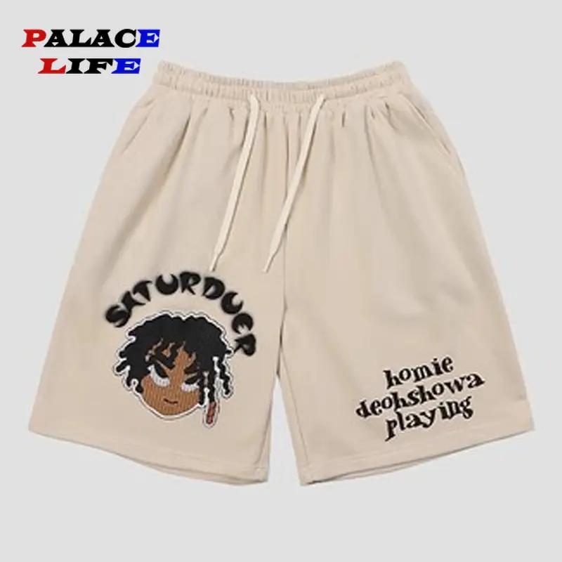 

American Hip Hop Short Men Casual GYM Running Workout Unisex Baggy Street Sweatpants Basketball Short Pants Fashion Ropa Hombre