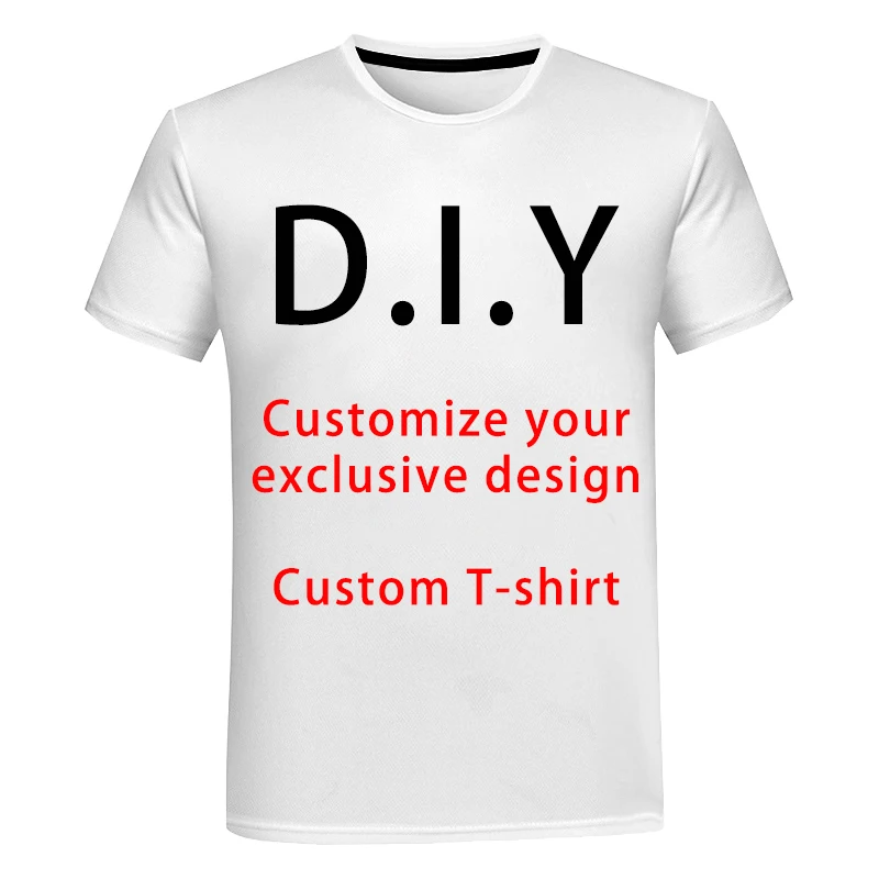 

2023 New Diy Custom Design Own Style Polyester 3D Printed T-shirt Men Women Hip Hop Fashion Casual Streetwear Oversized T-shirt