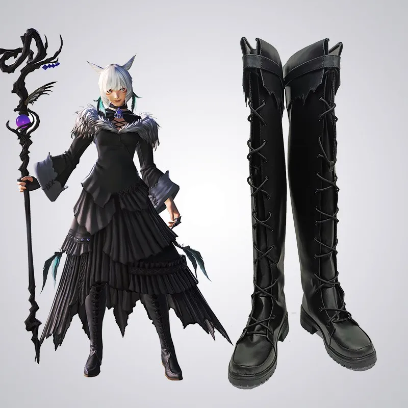 Обувь для косплея Reborn FF14 Y Shtola, обувь для Хэллоуина, финальная фантазия