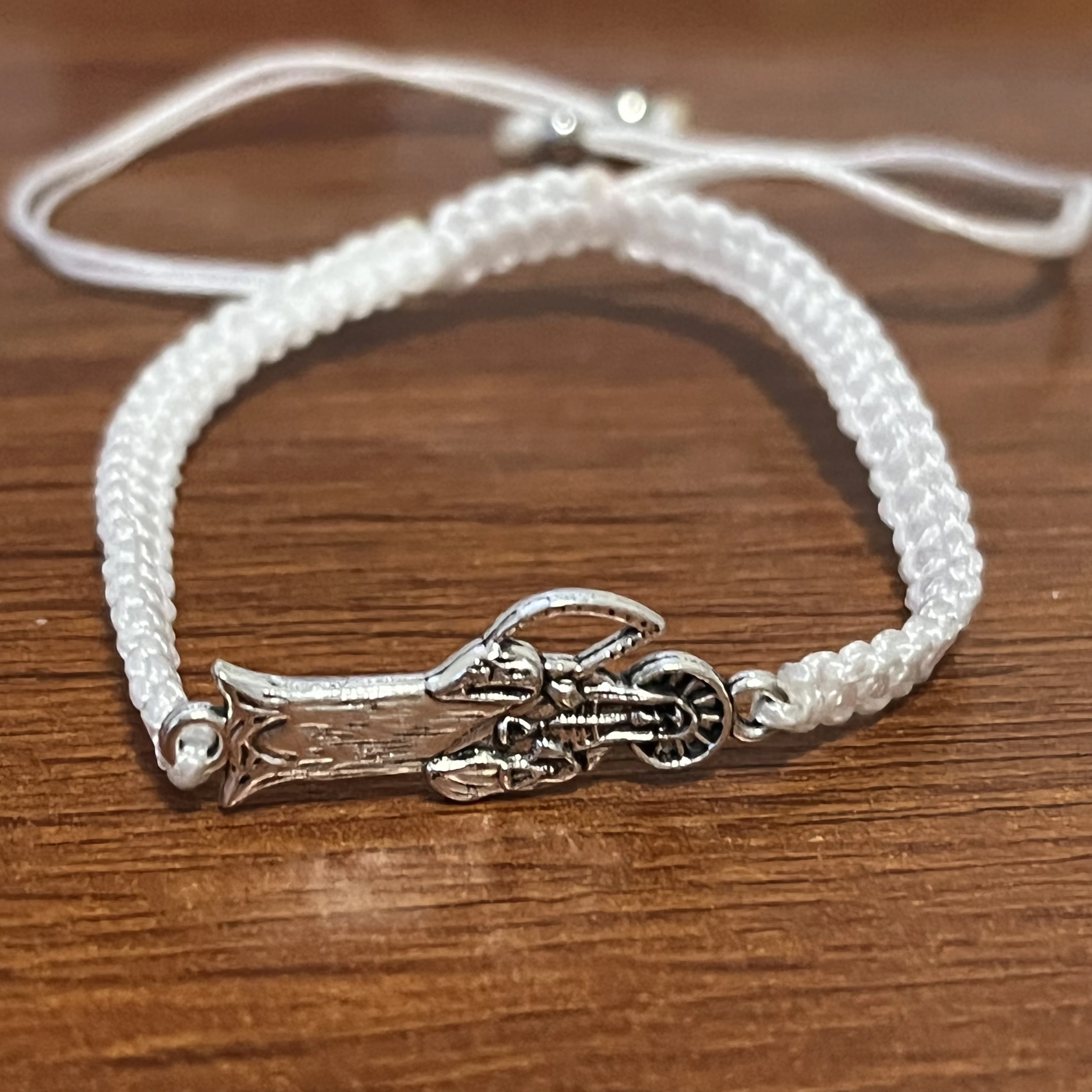 

12 Pack String Bracelets Dead Father's Hand Scythe Bracelet Adjustable Handmade Anklet Prayer Bracelet Gifts for Dad and Mom