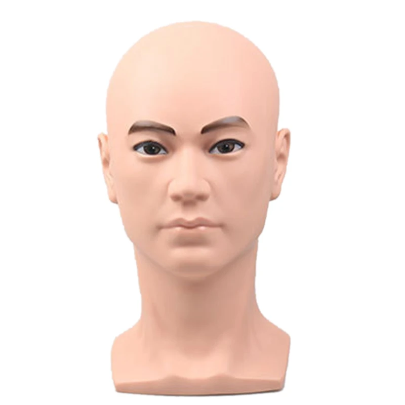 

Male Mannequin Head For Hat/ Wig/ Headphones Display Manikin Heads Model