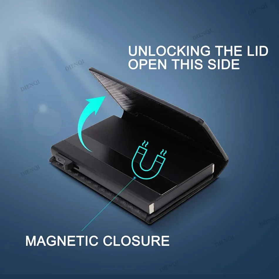 Унисекс радиочастотная идентификация держатель для кредитных карт деловой