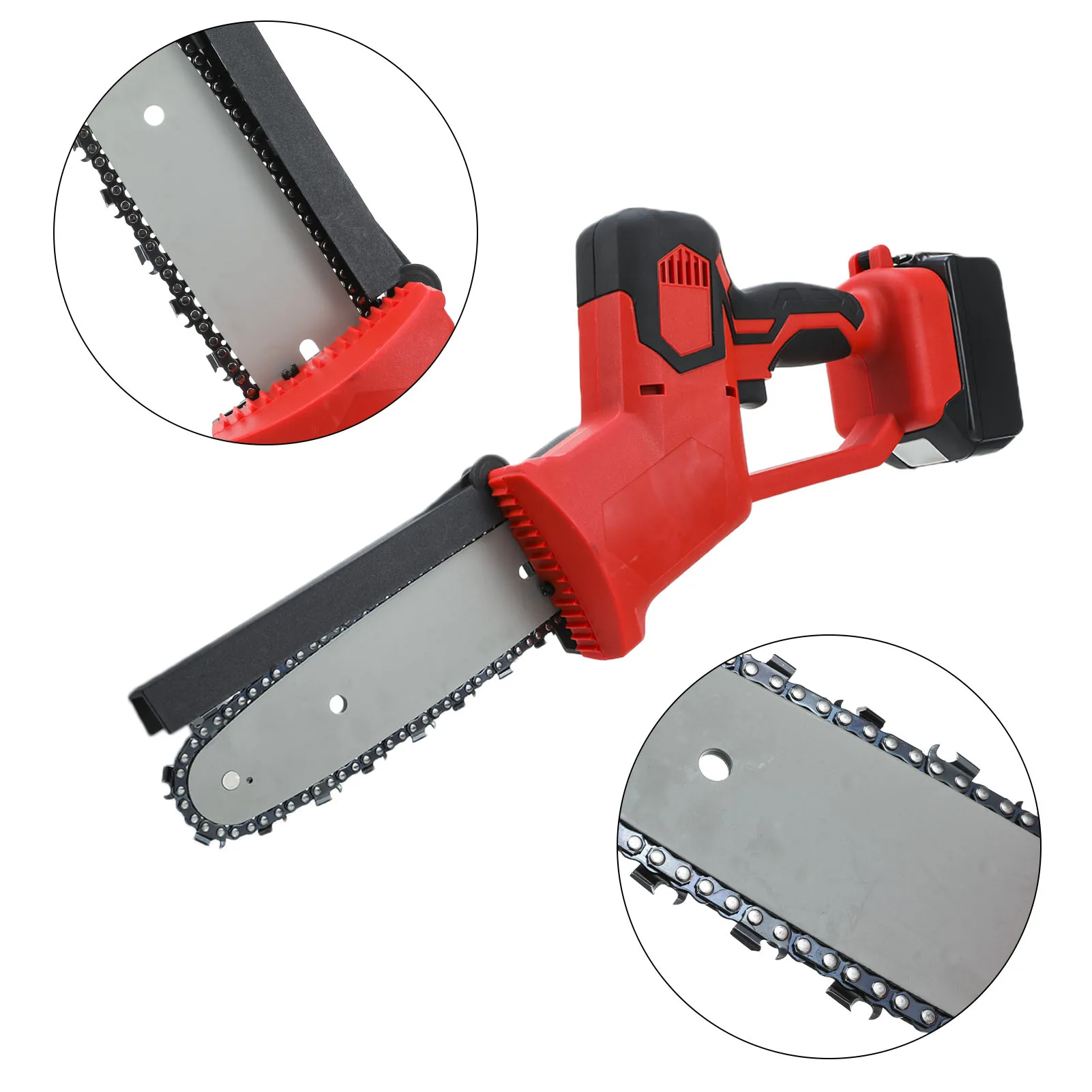 8 Inch 1200W Electric Saw Chainsaw Wood Cutter Brushless Motor Rechargeable For Makita Battery Garden Woodworking Power Tool | Инструменты