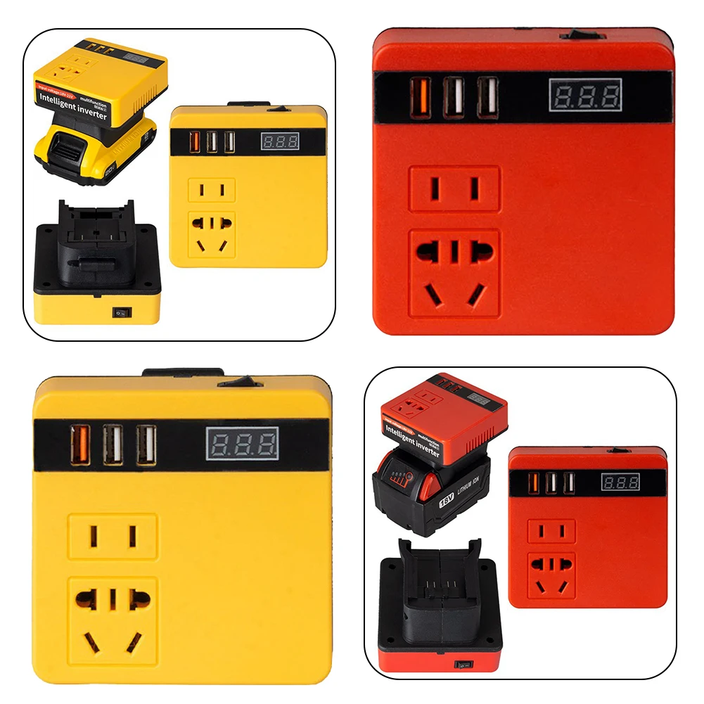 1 шт. инвертор для литиевой батареи 120 Вт 21 В до 220 переменного тока