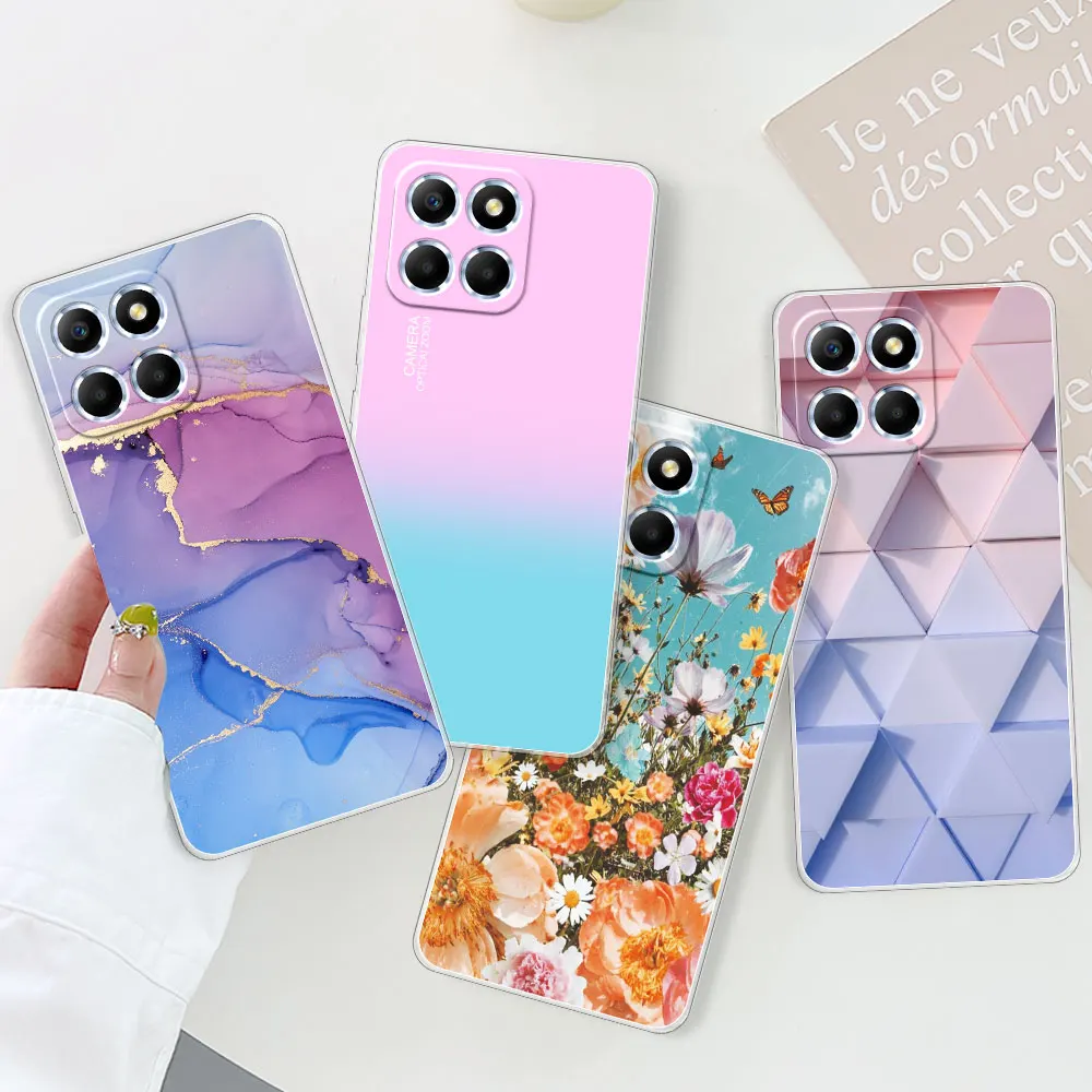 Чехол для Honor X8b LLY-LX1 чехол X8A CRT-LX1 противоударный Прозрачный мягкий силиконовый