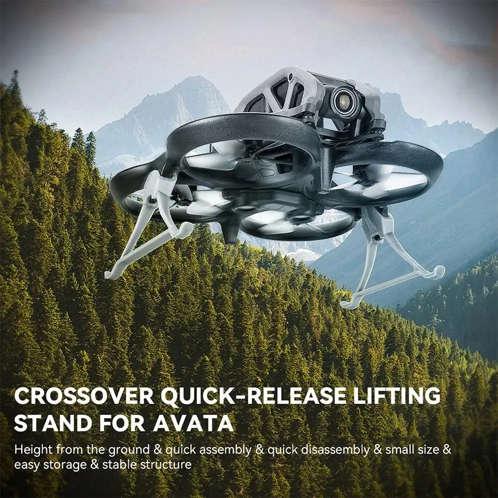 

1 Pair Height-increasing Tripod Quick-release Landing Stand Drone Accessories Compatible For Dji Avata