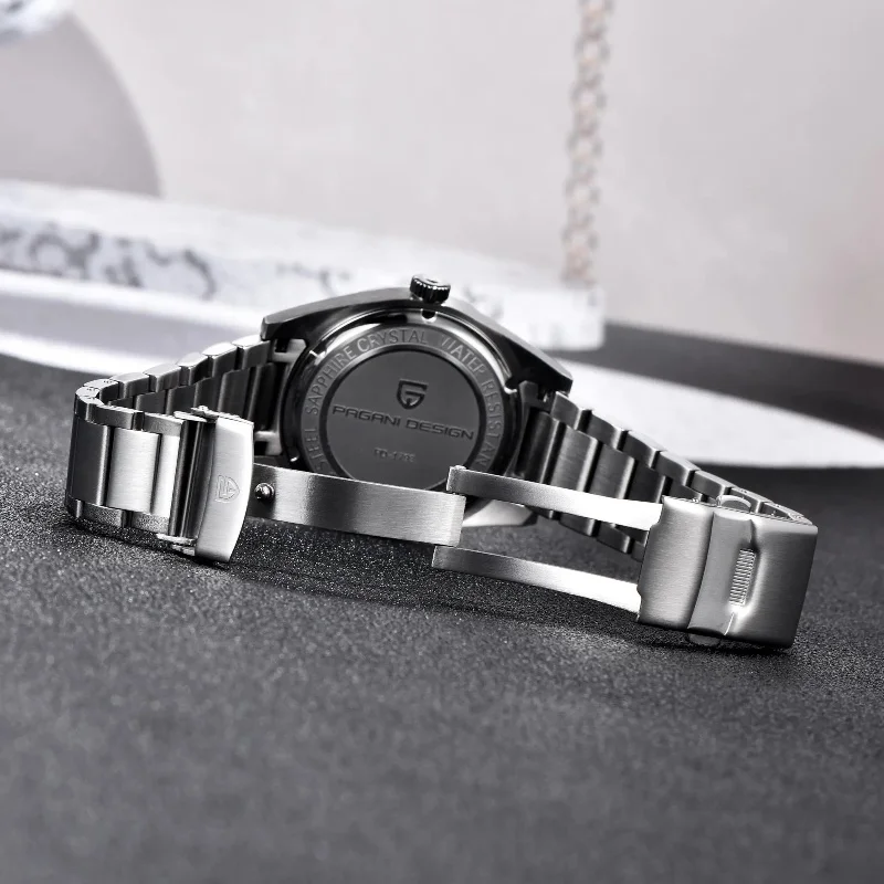 PAGANI DESIGN 2024 Новые роскошные модные кварцевые часы 38 мм PD1793 VK31 Механизм с