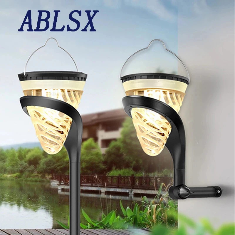 

ABLSX Solar Garden Light Outdoor Waterproof 7 Colors LED Solar Lights Sensor Light Up Auto Lawn Patio Lamp Power-saving