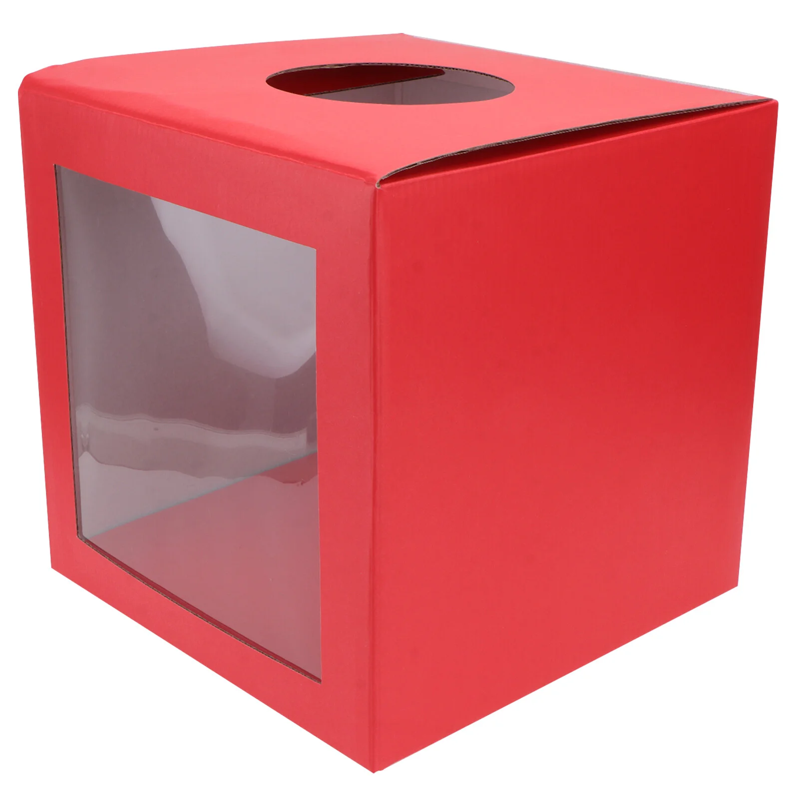 

1PC Multi-purpose Box Simple Draw Prize Box Annual Meeting Game Prop (Red)