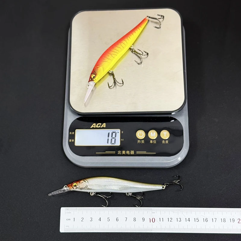 Воблер Suspend Minnow 110 мм 18 г, профессиональная рыболовная приманка для дальнего заброса, искусственная тонущая приманка для баса и щуки, джеркбейт, снасти (art.: 3920d89258cfd) - 3920d89258cfd