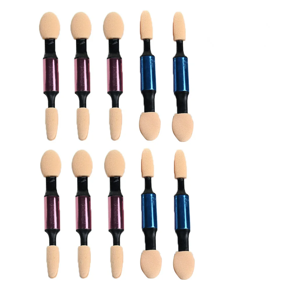 

10pcs Eyeshadow Brush Soft Dual Sided Eyeshadow Applicator Makeup Tool Cosmetics Brushes for Women