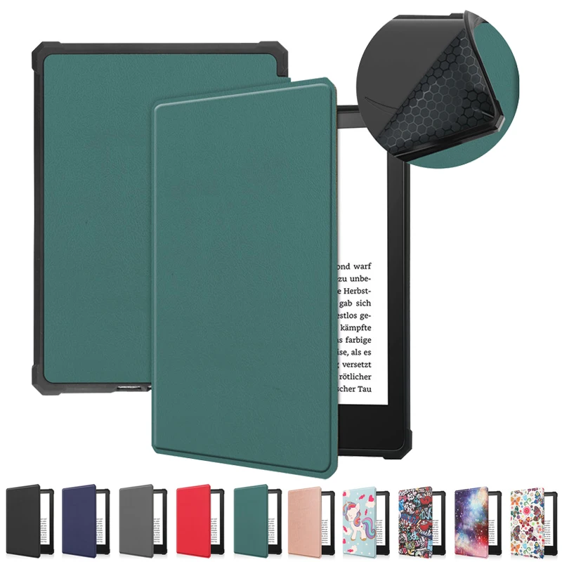 

For Kindle Paperwhite 5 Case 2021 e-Book e-Reader Soft TPU Smart Cover for Funda Kindle Paperwhite 11th Generation 2021 Case