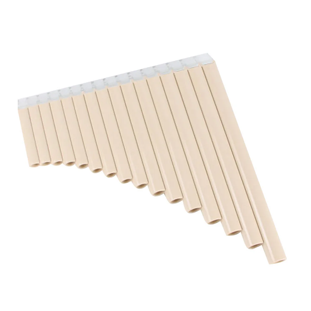 

1 Set Beginner Row Flute Portable Panpipes Pan Flute Children Musical Instrument (Beige)