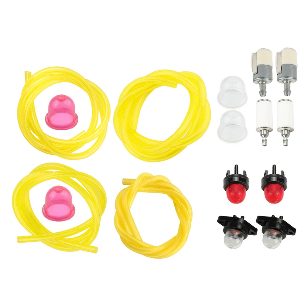 

4pcs Fuel Lines Fuel Hose Kit For Poulan Chainsaw 2050 2150 2375 Weedeater Trimmer Chainsaw BlowerFuel Filter Primer Fuel Hose