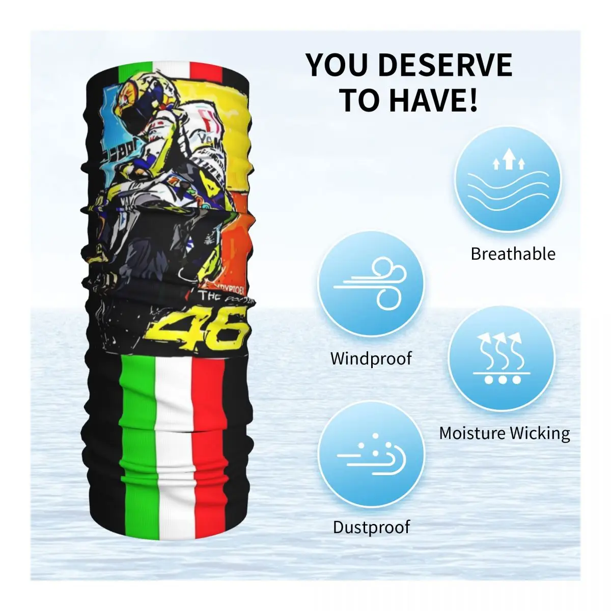 Фото 46 Motorcycle Racing Balaclava Rossied Outdoor Sports Face Cover Mask Women Fashion Punk Sun Protection Bicycle Mask №4