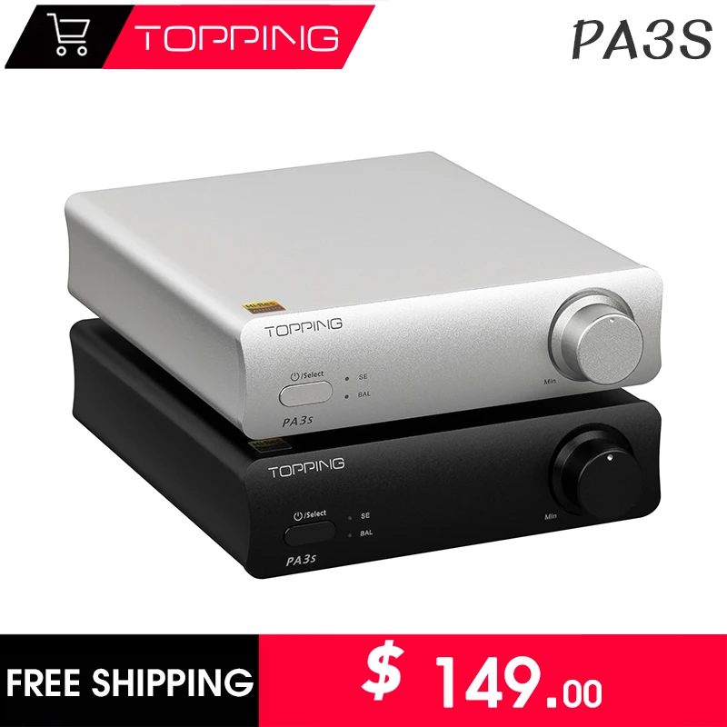 

TOPPING PA3S Power Amplifier 80W*2 65W*2 2xMA12070 Fully Balanced Class D HIFI Digital With Audio Two Channel Stereo Home Amp