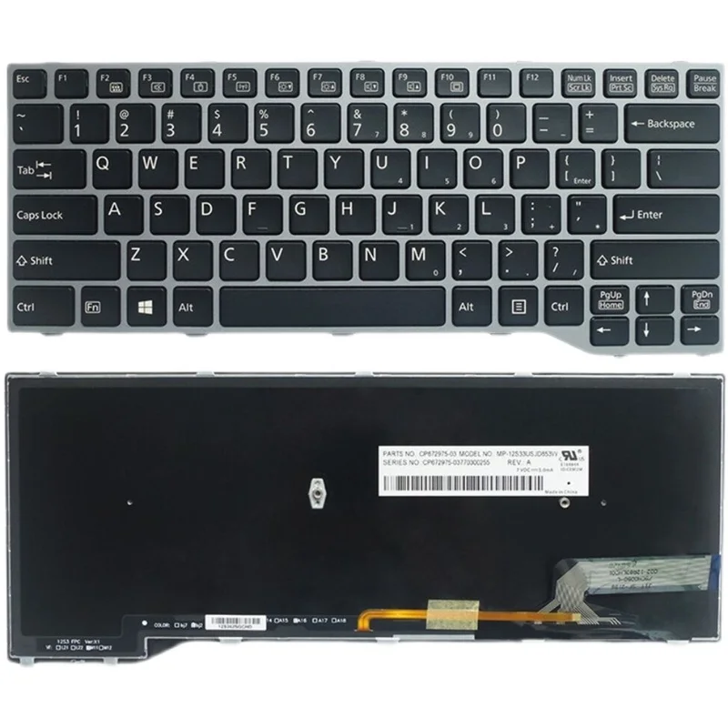 

Free Shipping!!! 1PC 90%New Laptop Keyboard ReplacemenFor Fujistu E744 E733 E734 E743 E544