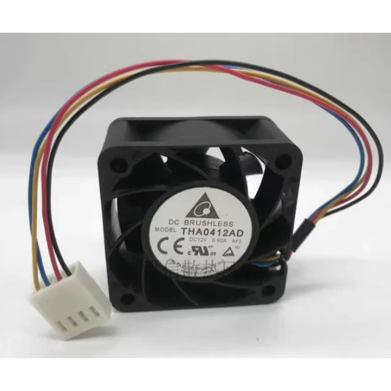 Fan For Delta Tha0412ad Dc 12v 0.60a 4-wire Axial Flow High Air Volume Cooling Fan