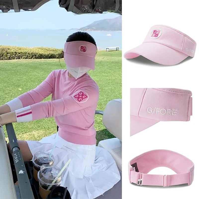 

New Golf Cap Ladies Fashion Versatile Sunscreen Sun Cap No Top Hat Summer Golf Hats for Women