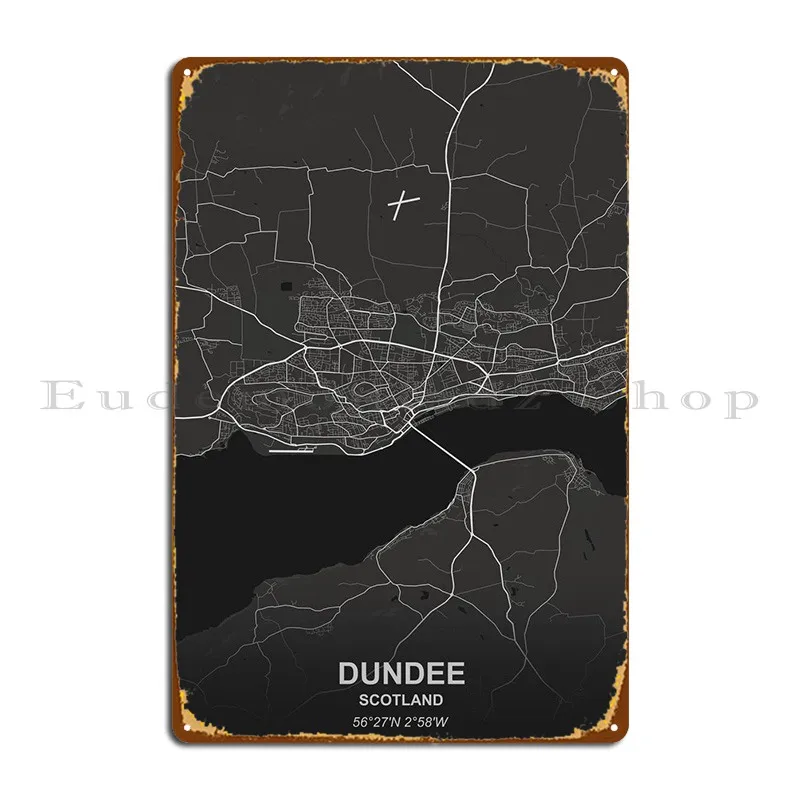 

Dundee Шотландия металлический знак плакат Гараж настроить бар создание стен декор оловянный знак плакат