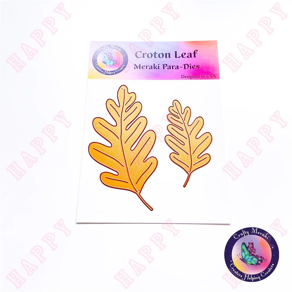 

Croton Leaf Metal Cut Die 2022 Arrival New Various Card Diary Series Scrapbook Diy Decoration Paper Craft Knife Blade Punch Mold