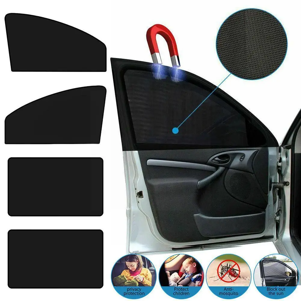

Magnetic Car Shade Uv Car Curtain Car Shade Side Summer Window Visor Mesh Window Film Window