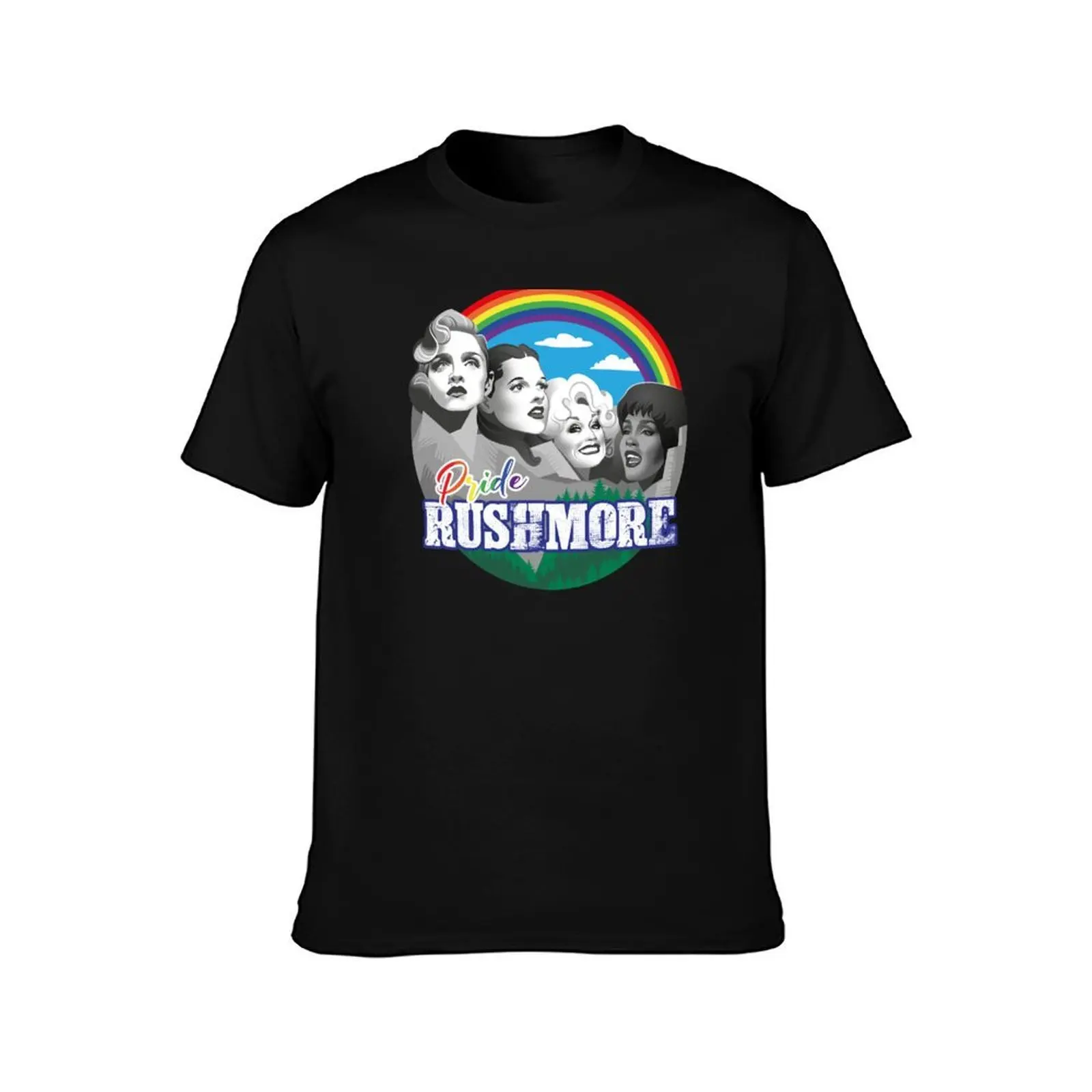 Фото Футболка Pride Rushmore, повседневная футболка из мягкого хлопка с короткими рукавами №2