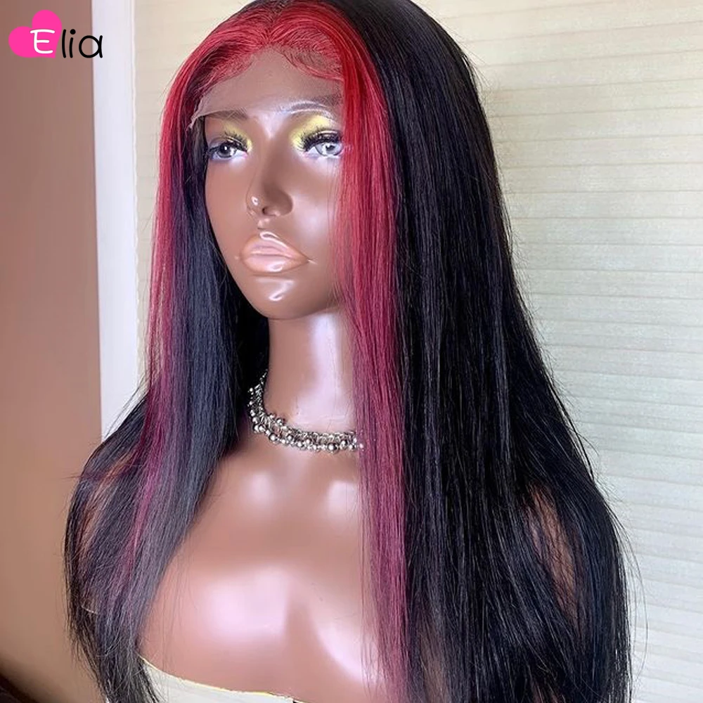 

Remy Hair Lace Frontal Wig 13x4 Transparent Lace Free Part Normal Colored Human Hair Wig Straight Hair Malaysia Hair 30 Inches