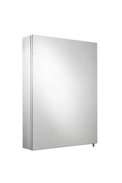 

Finchley 20 in. W x 26 in. H Easy Mount Bathroom Medicine Cabinet with Single Mirror Door & 2 shelves in Stainless Steel