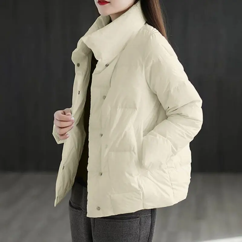 New Fleece Coats Down Jacket Women Down Coats Parkas Down Jacket Female Winter 2022 Jackets for Women Korean Thick Down Jacket