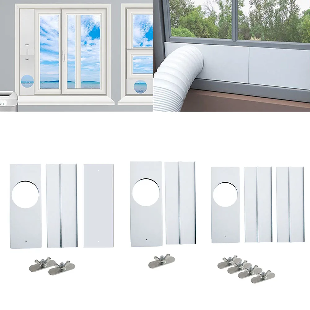 

2/3/4PCS Adjustable Mobile Air Conditioner Casement Baffle For Ventilation For Home Air Conditioner AC Vent Exhaust Hose Kit