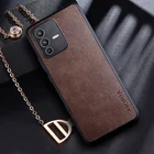 Чехол для Vivo S12 V23 5G coque cover с Ретро Бизнес PU кожаный чехол для телефона vivo v23 s12 5g чехол capa funda