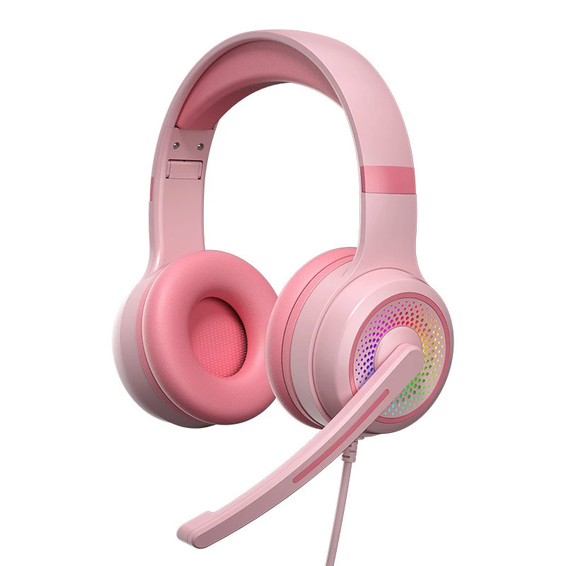 

Colorful With Microphone Rgb Led Light Wired Gaming Headphones Surround Sound Stereo Game Component Headsets For Pc Computer
