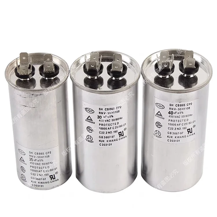 

55UF High quality ac motor run capacitor price or super capacitor unit for air conditioning or compressor,capacitor in series