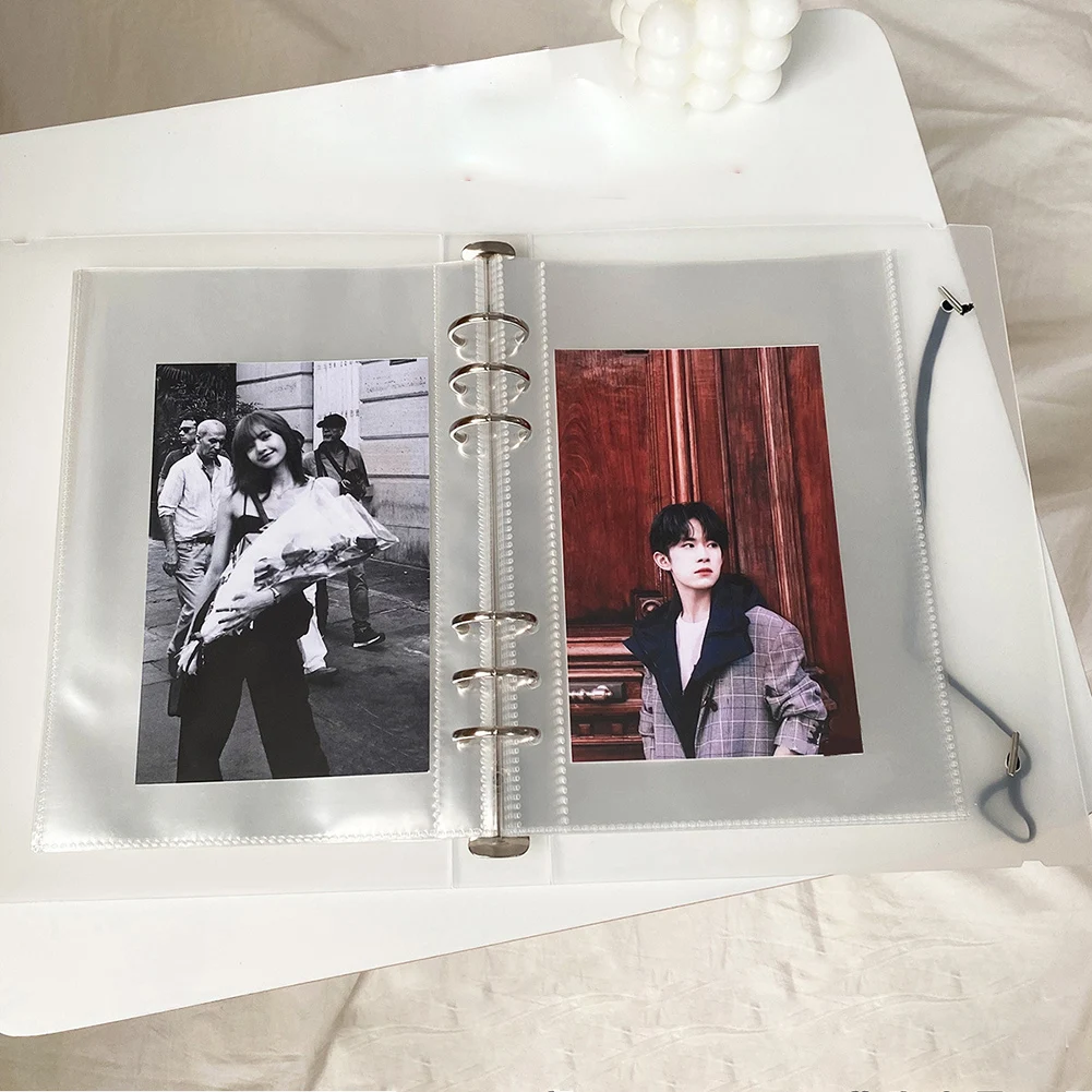 

A5 binder storage Collect Book Korea Idol Photo postcards Organizer journal diary agenda planner Bullet Cover School Stationery