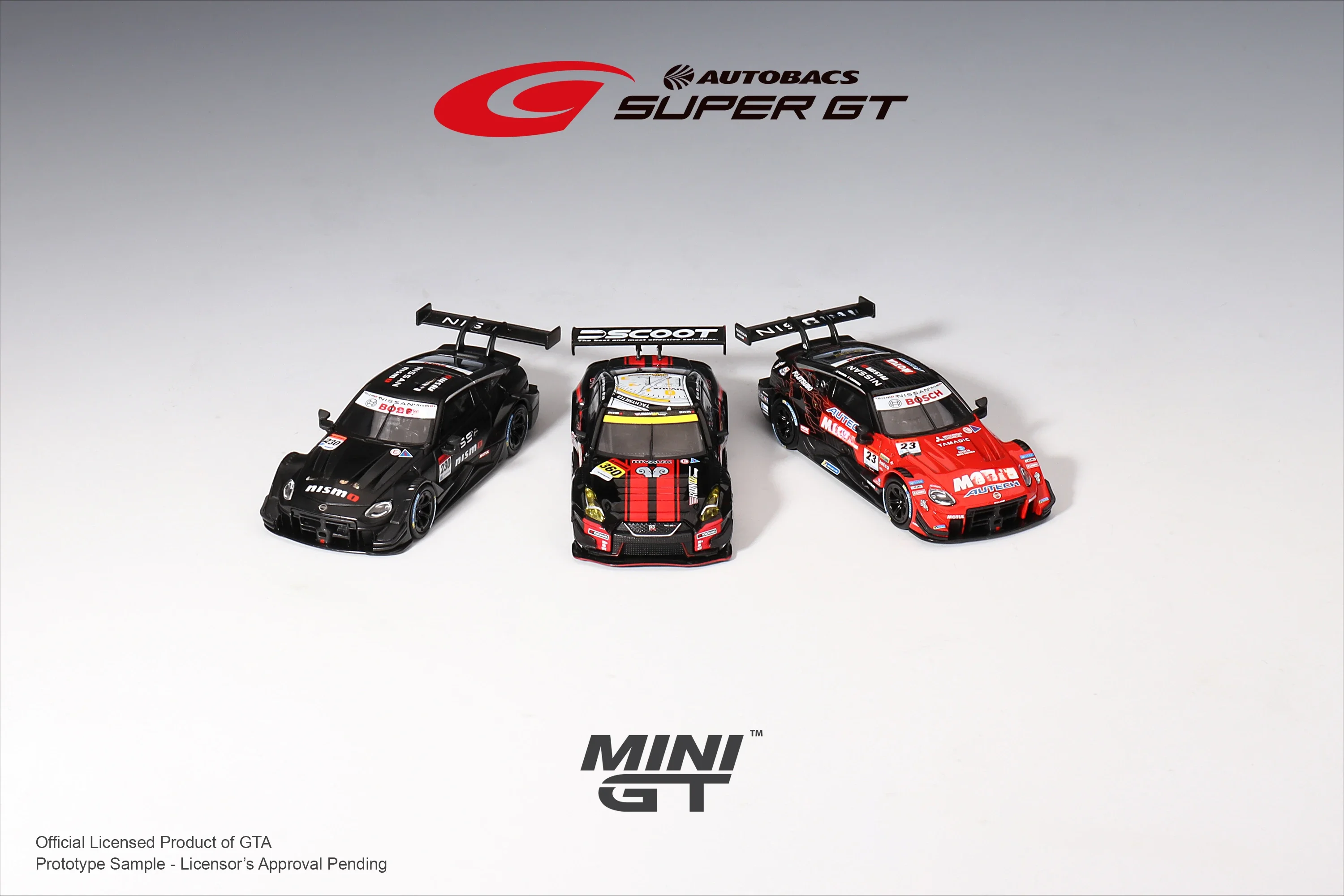 МИНИГТ 1: 64Z GT500 # 23 Модель автомобиля AUTECH Z NISMO 2023.