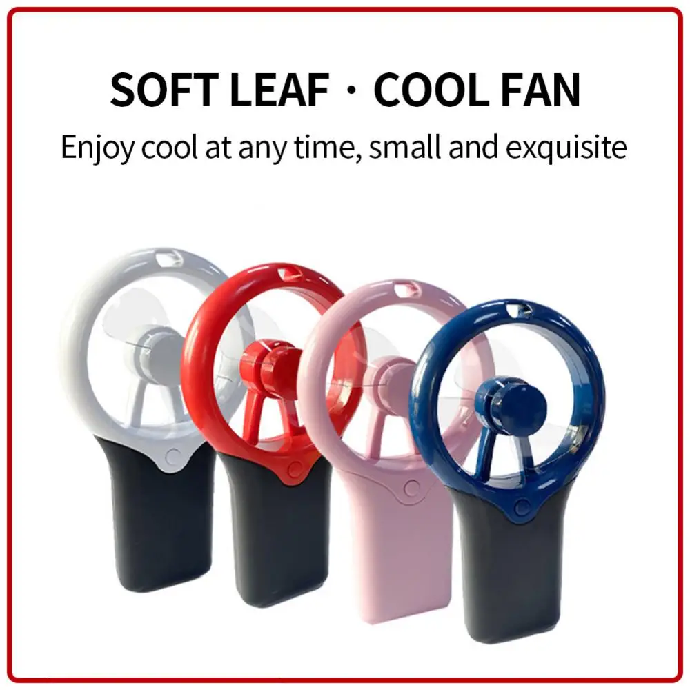 

Mini Mute Soft Blade Fans Handheld Small Fan Battery Usb Charging Detachable Cooling Portable Neck Fan Mini And Compact